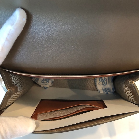 NWT Coach Originals C3486 Glovetanned Leather Kip Turnlock Crossbody-Dark Stone - Picture 8 of 11